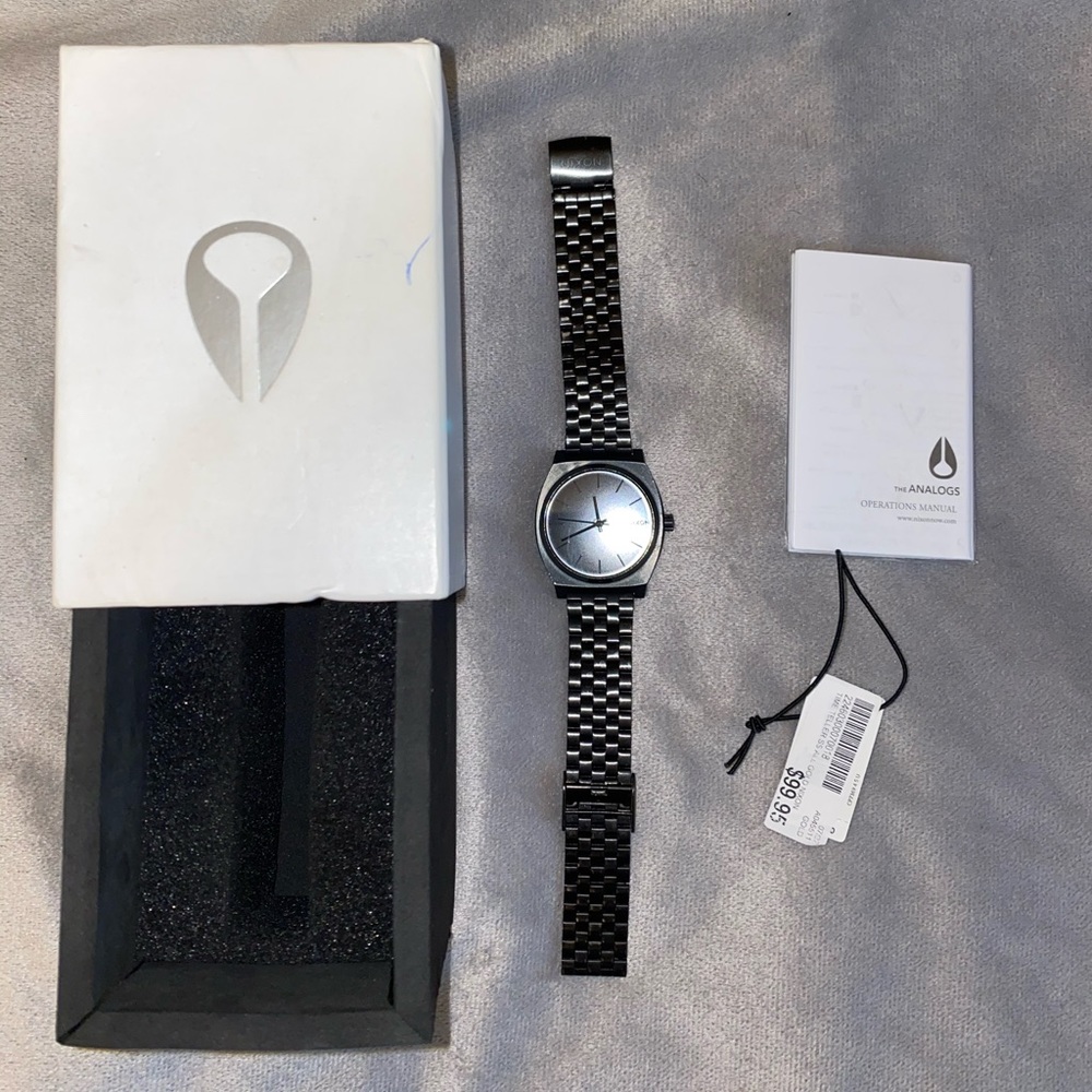 NIXON Time-teller watch ALL BLACK